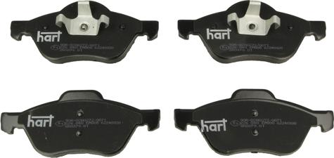 Hart 226 040 - Kit de plaquettes de frein, frein à disque cwaw.fr