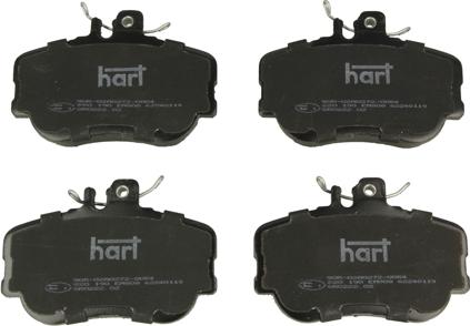 Hart 220 190 - Kit de plaquettes de frein, frein à disque cwaw.fr