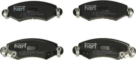 Hart 220 160 - Kit de plaquettes de frein, frein à disque cwaw.fr