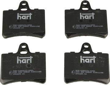 Hart 220 200 - Kit de plaquettes de frein, frein à disque cwaw.fr