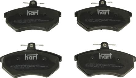 Hart 221 603 - Kit de plaquettes de frein, frein à disque cwaw.fr