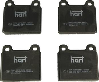 Hart 221 069 - Kit de plaquettes de frein, frein à disque cwaw.fr