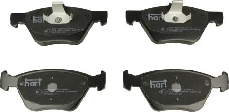 Hart 221 088 - Kit de plaquettes de frein, frein à disque cwaw.fr