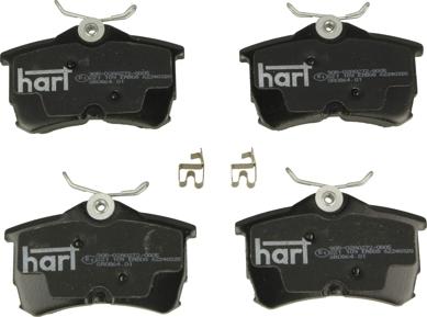 Hart 221 109 - Kit de plaquettes de frein, frein à disque cwaw.fr