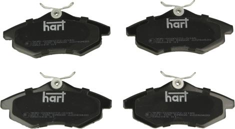 Hart 221 105 - Kit de plaquettes de frein, frein à disque cwaw.fr