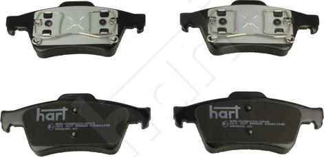 Hart 221 107 - Kit de plaquettes de frein, frein à disque cwaw.fr