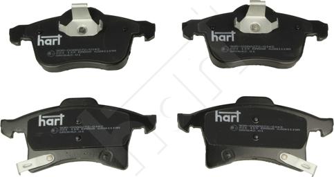 Hart 221 119 - Kit de plaquettes de frein, frein à disque cwaw.fr