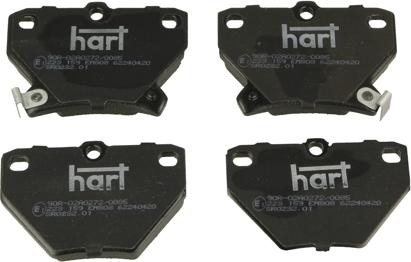 Hart 223 159 - Kit de plaquettes de frein, frein à disque cwaw.fr