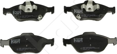 Hart 223 167 - Kit de plaquettes de frein, frein à disque cwaw.fr