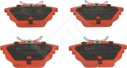 Hart 223 790 - Kit de plaquettes de frein, frein à disque cwaw.fr