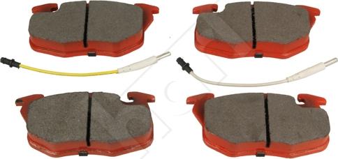 Hart 223705 - Kit de plaquettes de frein, frein à disque cwaw.fr