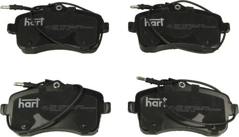 Hart 222 416 - Kit de plaquettes de frein, frein à disque cwaw.fr