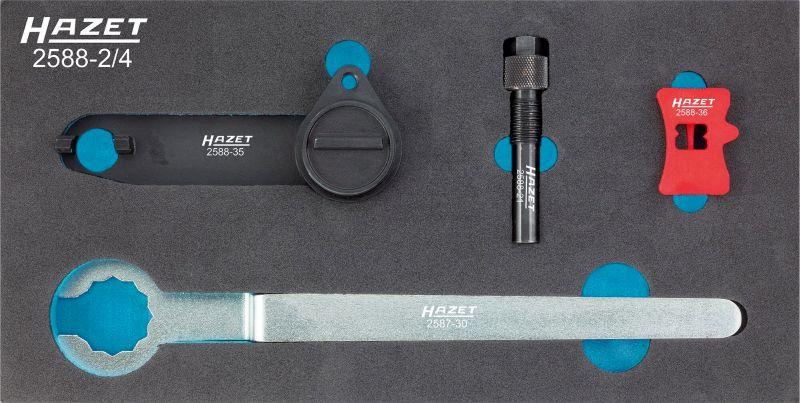 HAZET 2588-2/4 - Kit d'outils de réglage, épure de distribution cwaw.fr