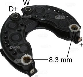 HC-Cargo 139443 - Pont de diodes, alternateur cwaw.fr