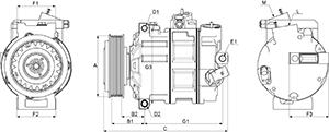 HC-Cargo 241629 - Compresseur, climatisation cwaw.fr