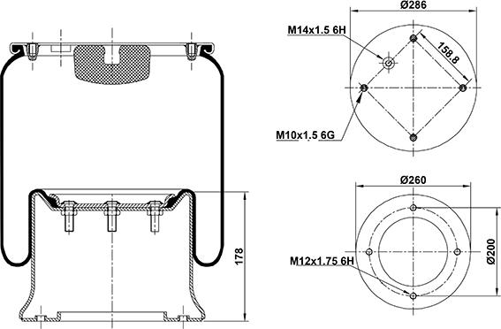 HD 020.4813.C07 - Ressort pneumatique, suspension pneumatique cwaw.fr