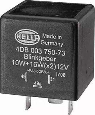 HELLA 4DB 003 750-717 - Centrale clignotante cwaw.fr