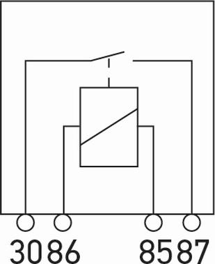 HELLA 4RA 965 400-002 - Relais, courant de travail cwaw.fr