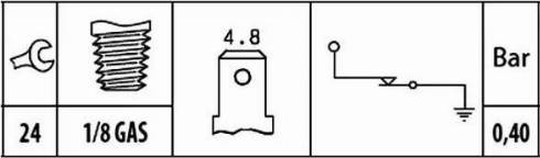 HELLA 6ZL 003 259-301 - Capteur, pression d'huile cwaw.fr