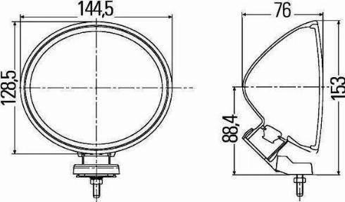 HELLA 1F4 007 893-191 - Projecteur longue portée cwaw.fr