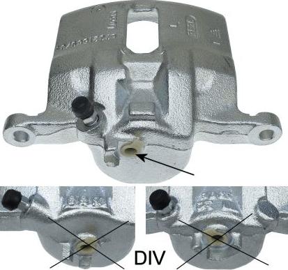 HELLA 8AC 355 392-171 - Étrier de frein cwaw.fr