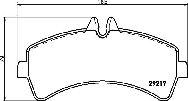 HELLA 8DB 355 005-541 - Kit de plaquettes de frein, frein à disque cwaw.fr