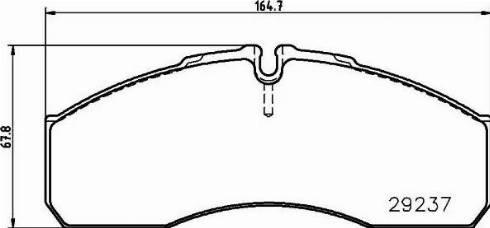 HELLA 8DB 355 005-561 - Kit de plaquettes de frein, frein à disque cwaw.fr