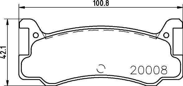 HELLA 8DB 355 005-701 - Kit de plaquettes de frein, frein à disque cwaw.fr