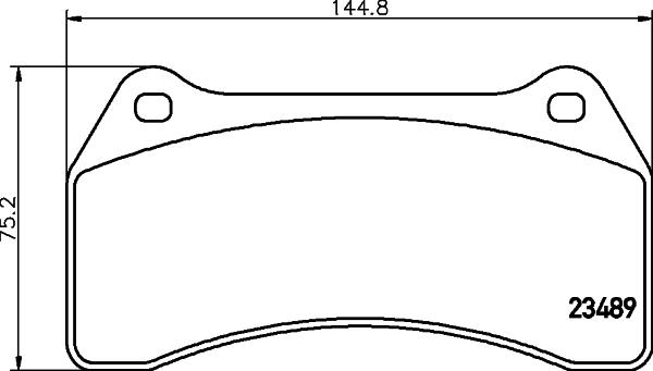 HELLA 8DB 355 006-931 - Kit de plaquettes de frein, frein à disque cwaw.fr