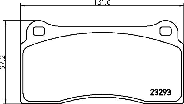 HELLA 8DB 355 008-981 - Kit de plaquettes de frein, frein à disque cwaw.fr