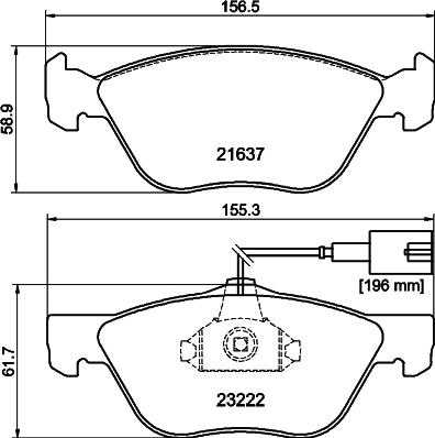 Equal Quality PF1154 - Kit de plaquettes de frein, frein à disque cwaw.fr