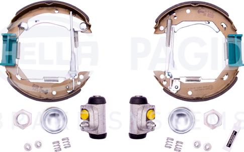 HELLA 8DB 355 003-671 - Jeu de mâchoires de frein cwaw.fr