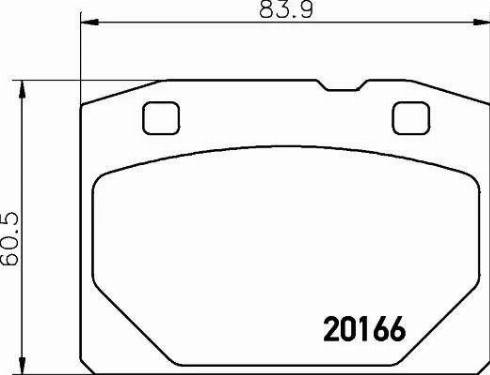 HELLA 8DB 355 007-191 - Kit de plaquettes de frein, frein à disque cwaw.fr