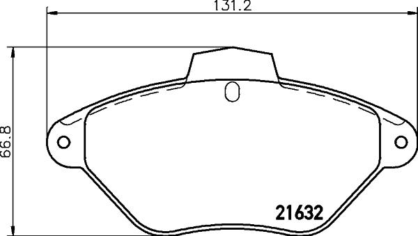 HELLA 8DB 355 019-211 - Kit de plaquettes de frein, frein à disque cwaw.fr