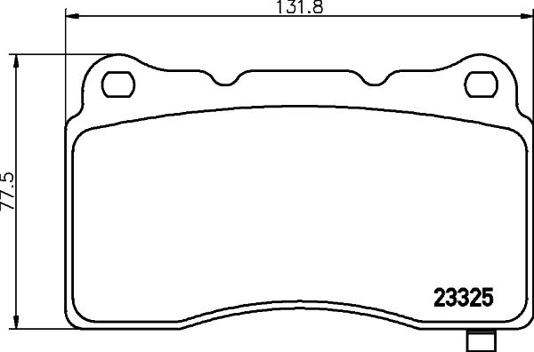 HELLA 8DB 355 014-451 - Kit de plaquettes de frein, frein à disque cwaw.fr