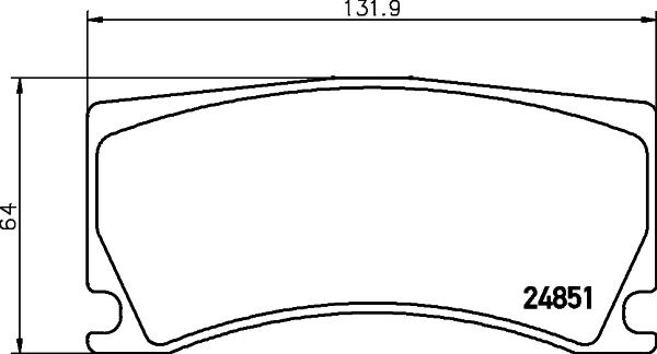 HELLA 8DB 355 014-101 - Kit de plaquettes de frein, frein à disque cwaw.fr