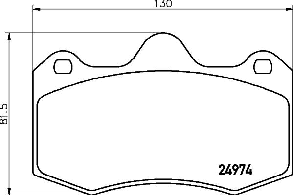 HELLA 8DB 355 015-111 - Kit de plaquettes de frein, frein à disque cwaw.fr