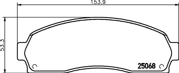 HELLA 8DB 355 015-361 - Kit de plaquettes de frein, frein à disque cwaw.fr