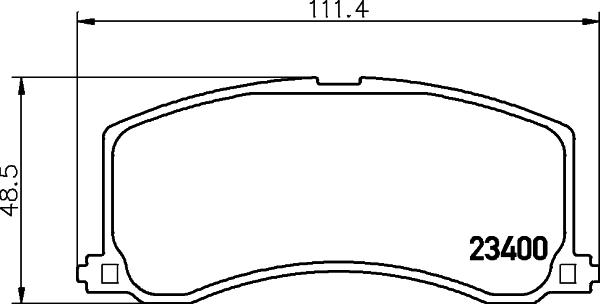 HELLA 8DB 355 016-941 - Kit de plaquettes de frein, frein à disque cwaw.fr