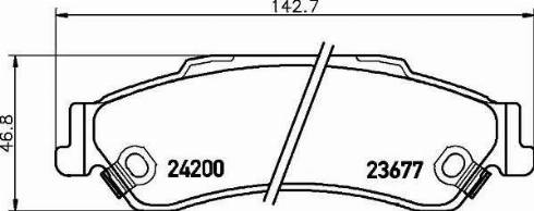 HELLA 8DB 355 011-921 - Kit de plaquettes de frein, frein à disque cwaw.fr