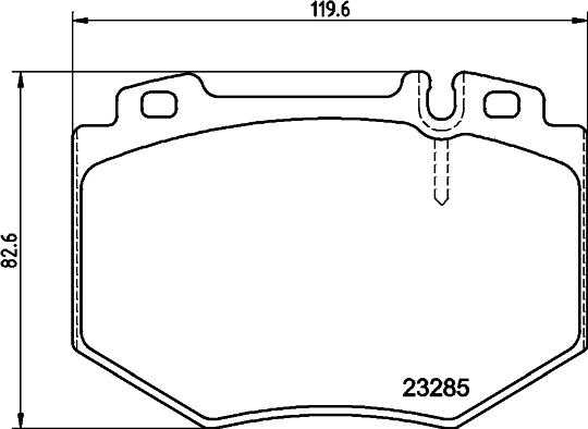 HELLA 8DB 355 011-831 - Kit de plaquettes de frein, frein à disque cwaw.fr