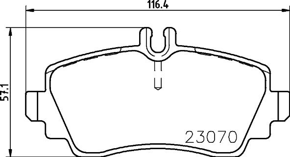 HELLA 8DB 355 018-311 - Kit de plaquettes de frein, frein à disque cwaw.fr