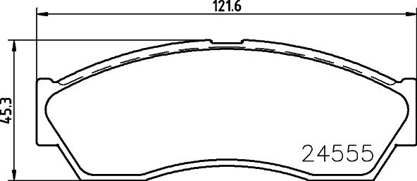 HELLA 8DB 355 013-431 - Kit de plaquettes de frein, frein à disque cwaw.fr