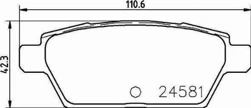 HELLA 8DB 355 013-691 - Kit de plaquettes de frein, frein à disque cwaw.fr