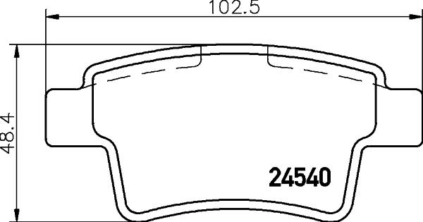 HELLA 8DB 355 013-361 - Kit de plaquettes de frein, frein à disque cwaw.fr