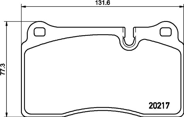 HELLA 8DB 355 013-201 - Kit de plaquettes de frein, frein à disque cwaw.fr