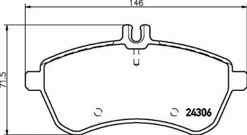 HELLA 8DB 355 012-751 - Kit de plaquettes de frein, frein à disque cwaw.fr