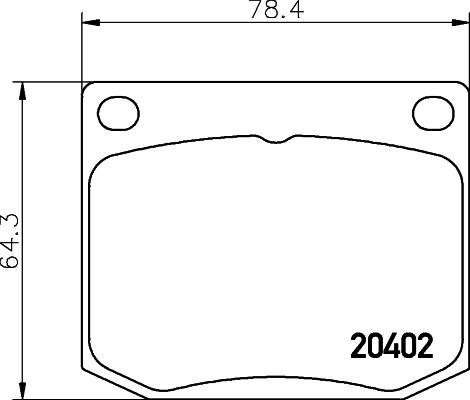 HELLA 8DB 355 017-381 - Kit de plaquettes de frein, frein à disque cwaw.fr