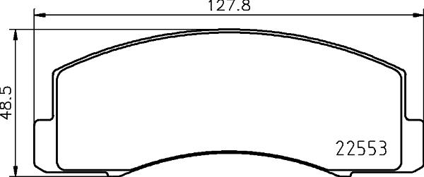 HELLA 8DB 355 029-981 - Kit de plaquettes de frein, frein à disque cwaw.fr