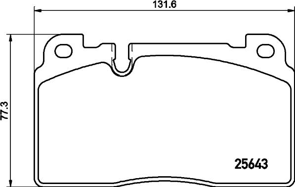 HELLA 8DB 355 026-691 - Kit de plaquettes de frein, frein à disque cwaw.fr